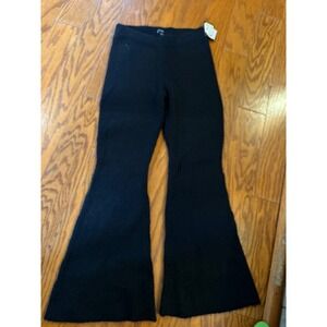 Art Class Girls Black Knit Flare Pants Bell Bottoms XXL 18 NWT